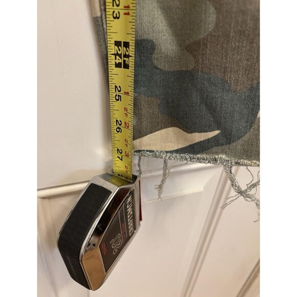 Mother Denim The High Waisted Looker Ankle Fray 24 EUC Camo denim high rise USA - Picture 8 of 11